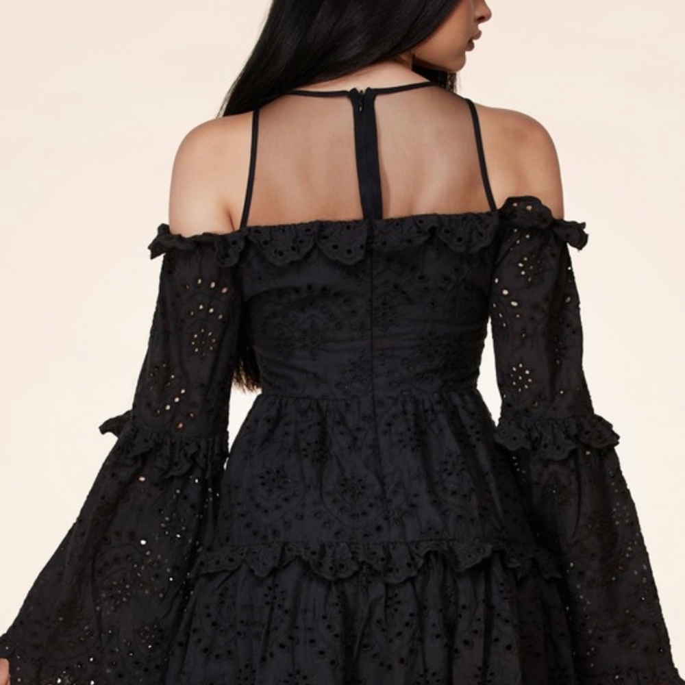 34 - EYELET MINI DRESS - Picture 5 of 10